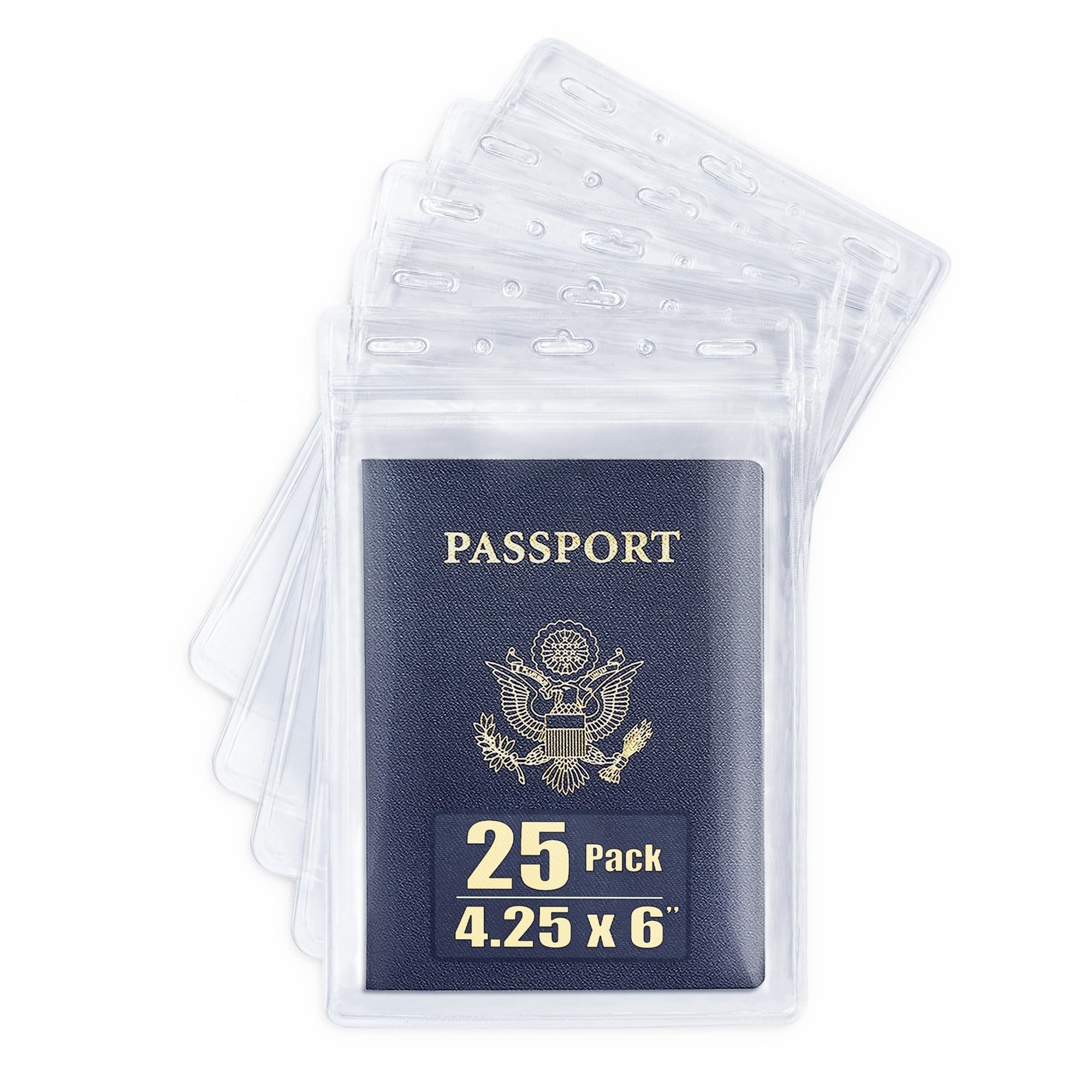Clear Soft Pvc Card Holder Id Name Tags Vertical Id Waterproof Id Card Badge Holder
