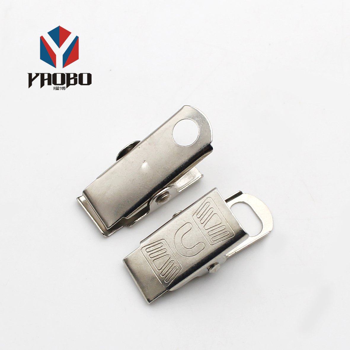 Fashion High Quality Metal Badge ID Bulldog Clip