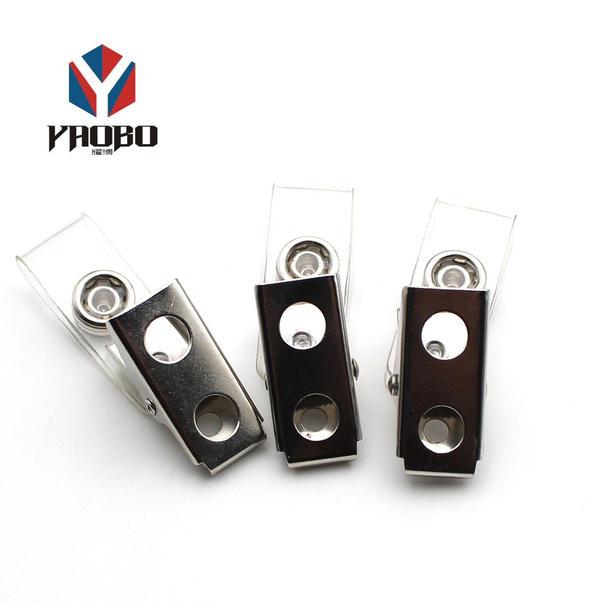Fashion High Quality Metal Badge ID Bulldog Clip