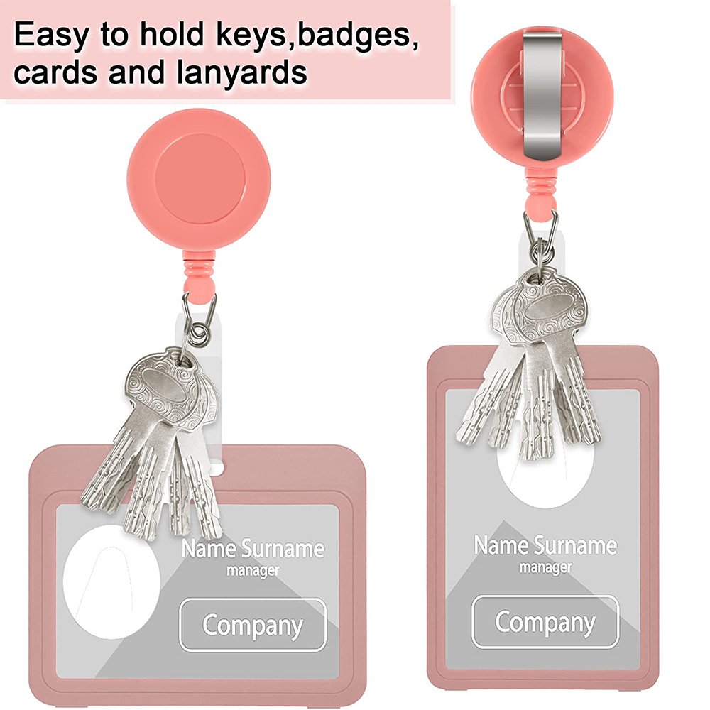 Custom Promotional Yoyo Retractable ID Badge Reel for ID Card Holder or Lanyard or nursing badge reels