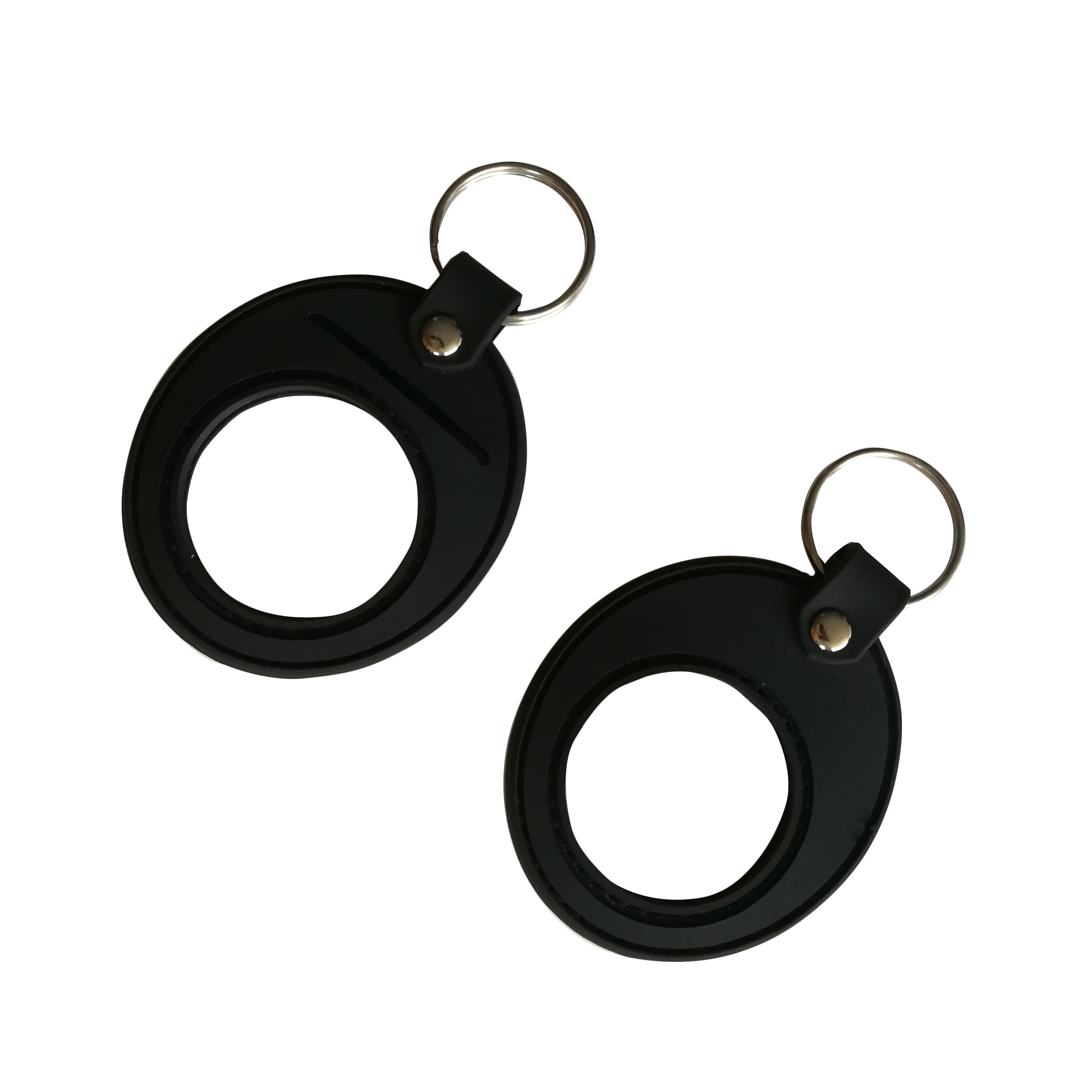 2024 Hot Sale Manufacturers Free Sample Soft Custom PVC black coin key chain holders