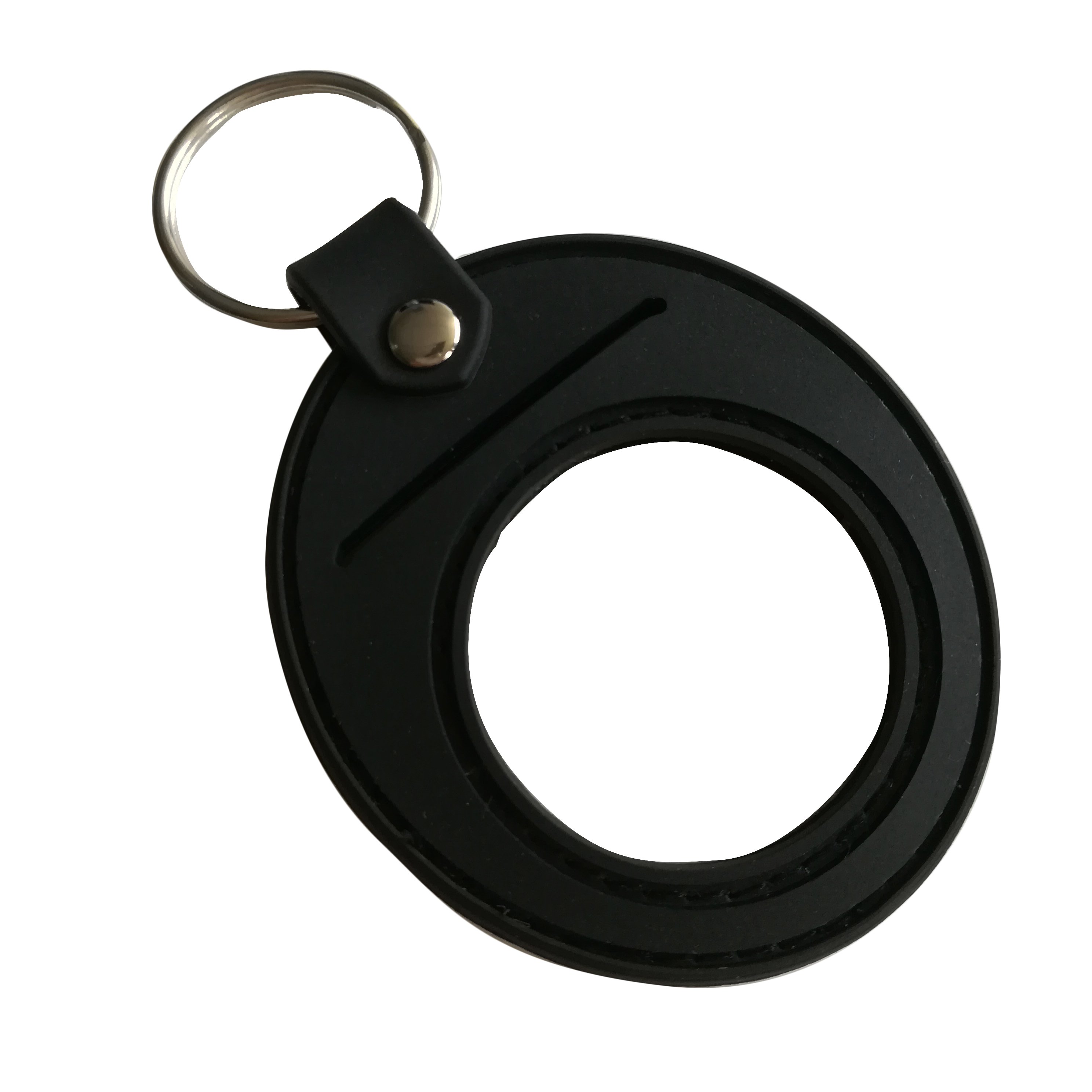 2024 Hot Sale Manufacturers Free Sample Soft Custom PVC black coin key chain holders