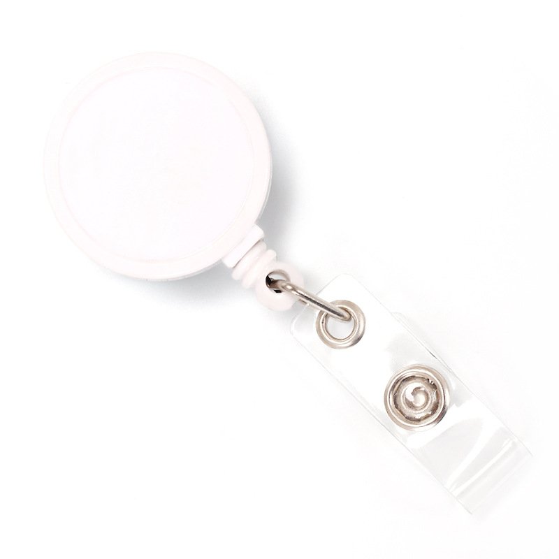 2024 New Badge reel High Stretch Stainless Steel Heavy Duty Metal Id Reractable Badge Holder