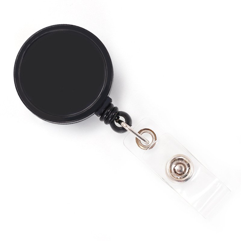 2024 New Badge reel High Stretch Stainless Steel Heavy Duty Metal Id Reractable Badge Holder
