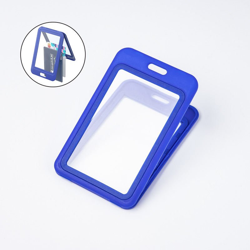 Custom Double-Sided Transparent Bus Card Holder Lanyard Employee Badge Work Card Student Card Holder Promotional & Business Gift