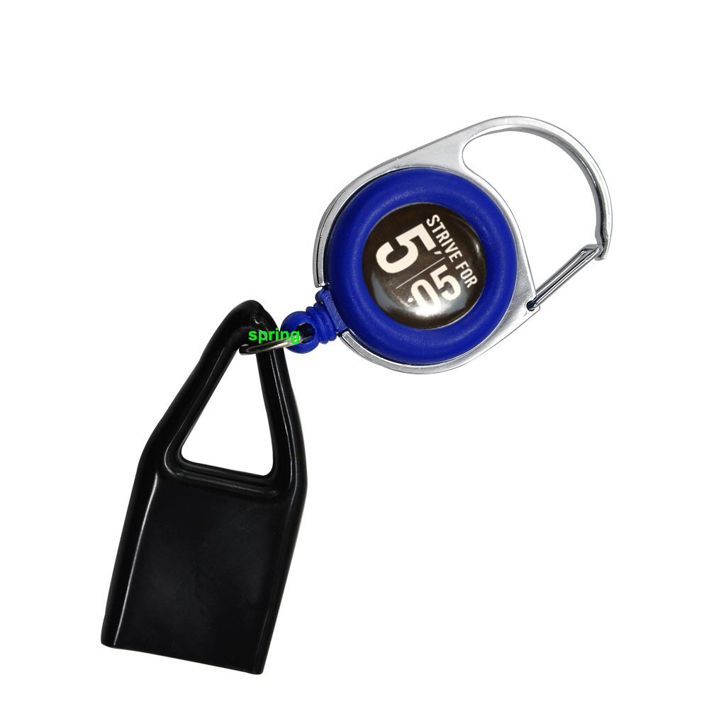 Best Sellers Retractable Pull Reel Keychain Premium Metal ABS PVC Silicone Retractable Lighter Badge Holder Pattern Clip Leash