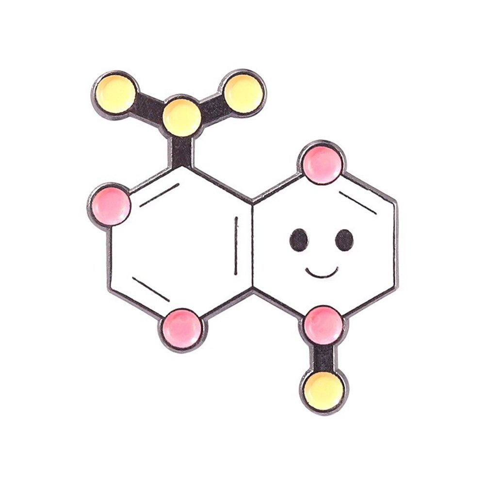 Wholesale No Minimum Metal Pins Supplier laboratory chemistry Hard Enamel pin Soft Lapel Badge Manufacturer Custom Enamel Pin
