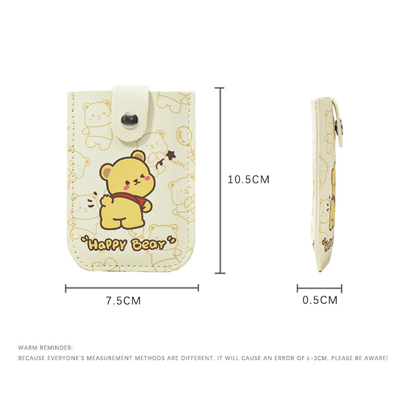 Wholesale Custom Business PU Leather ID Card and Passport Holder Fashional Hard Case with Custom Logo Candy Pattern