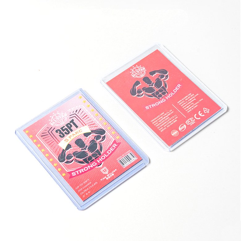 Hot Sale NBA Star Card Cover 35pt PVC Transparent Protective Cover Game Hard Card Cover