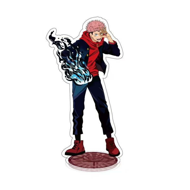 Custom Uzumaki Character Acrylic Bracket Figura De Anime Plastic Bottle Opener Keychain with Alloy Metal Type