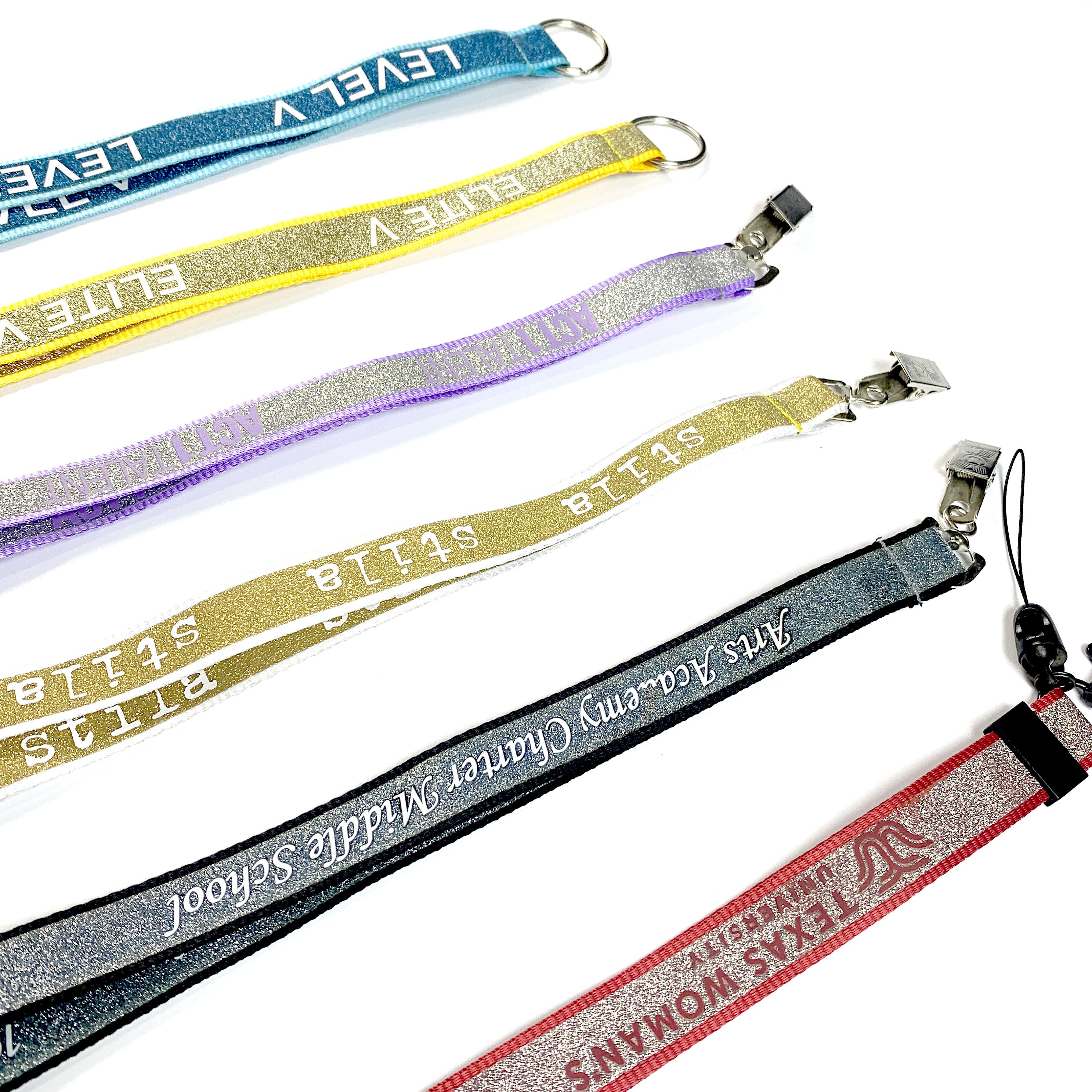 Tubular And Badges Soccer Football Tactical Keylocker Blue Plastic Clip Beer Holder Custom Weaving Lanyards With Logo Custom