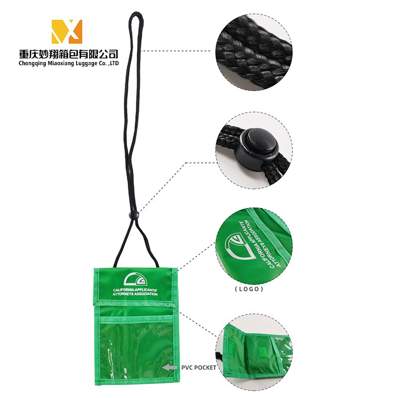 MX Passport Wholesale Custom Logo Id Name Badge Multiple Card Holder With Lanyard