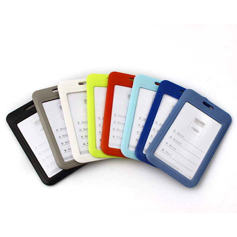 New style personalized pp id card holder hard plastic