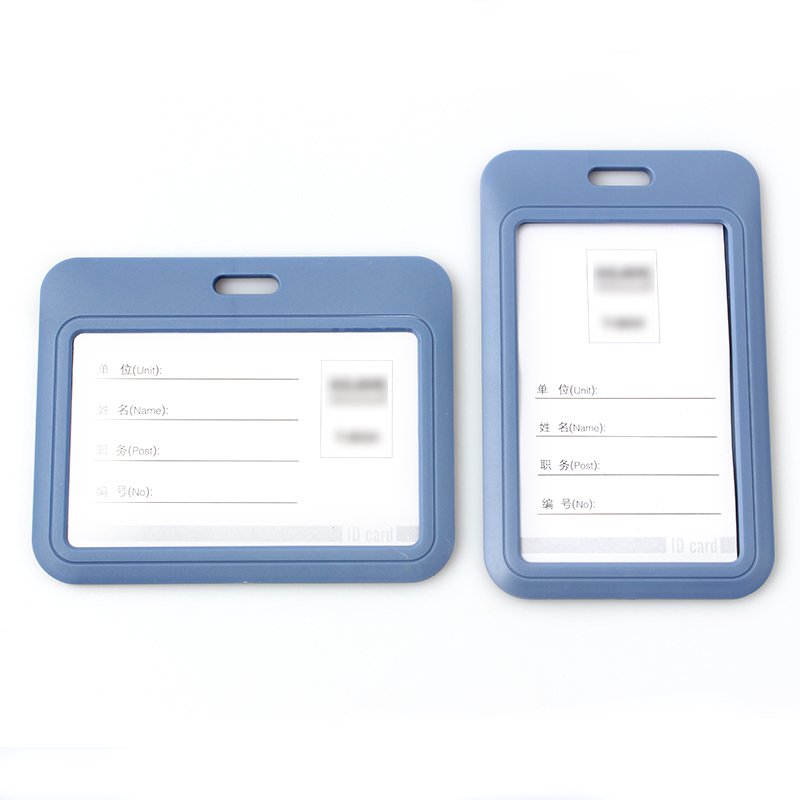 New style personalized pp id card holder hard plastic