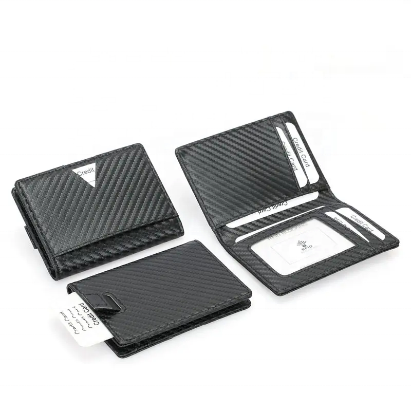SHENGYANG Hot Selling Top quality Portable RFID blocking slim wallets and card holders for men Minimalist leather Wallet for Men