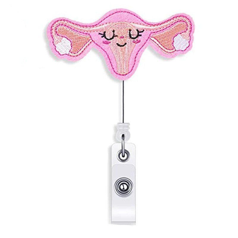 Cute Promotional Gift Nurse Badge Reels Felt Retractable Nursing Name Badge Holder Practical ID Holder Gift for Nurses Students