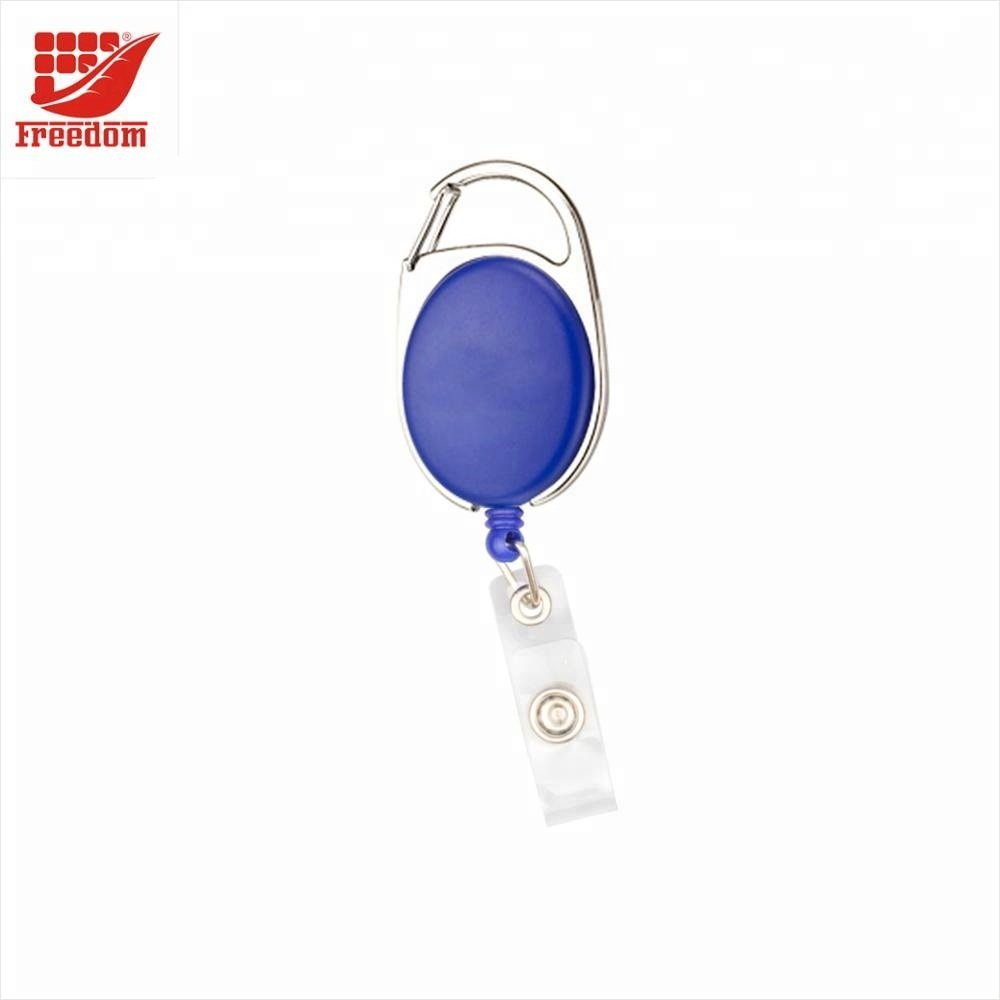 Logo Customized Round Plastic ID Card Badge Holder