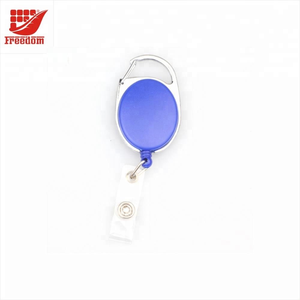 Logo Customized Round Plastic ID Card Badge Holder