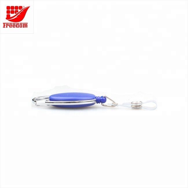 Logo Customized Round Plastic ID Card Badge Holder
