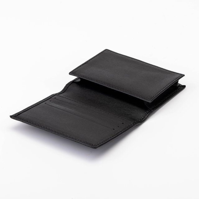 New Designer Genuine Leather Wallet Badge Holder Wallet ID Card Holder Minimalist Purse Badge Cases for man
