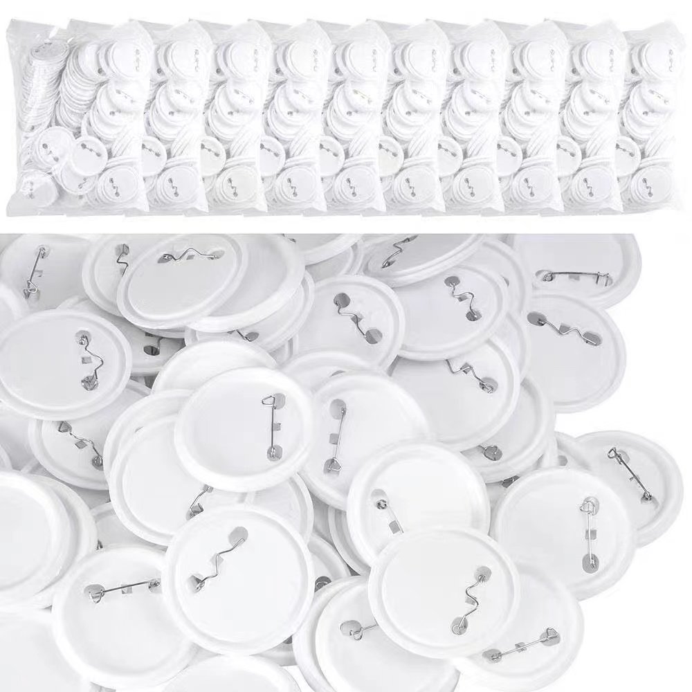 ZEQUAN multi-specification Metal Round Button Badges Pin Materials Components Metal Round Button Badges