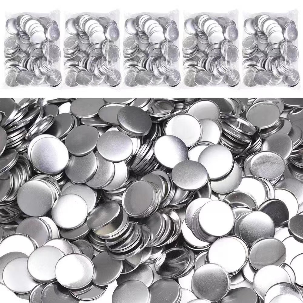 ZEQUAN multi-specification Metal Round Button Badges Pin Materials Components Metal Round Button Badges