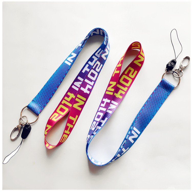 Lanyards for ID Badge Holder Premium Polyester Office Neck Strap Lanyard With Breakaway Safety Lanyard
