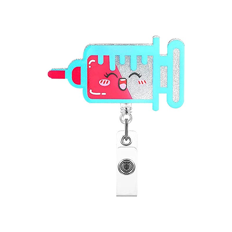 Medical Series Nurse LPN CNA RT RN Nursing Student badge reel acrylic Badge Reel For Nurse Accessories Scrub Life Badge Holder