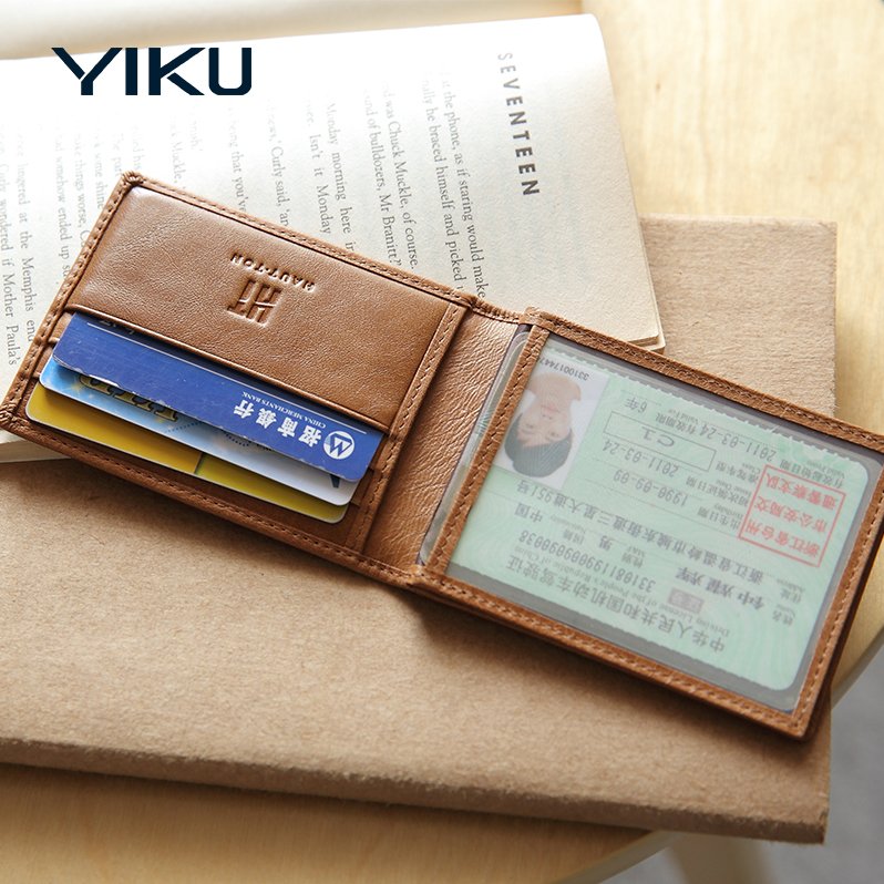 Top Grain Leather Driving Licence License Id Name Badge Card Holders Cardholder Accessories