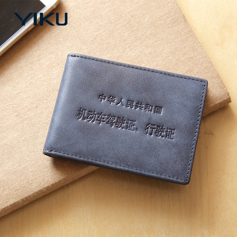 Top Grain Leather Driving Licence License Id Name Badge Card Holders Cardholder Accessories