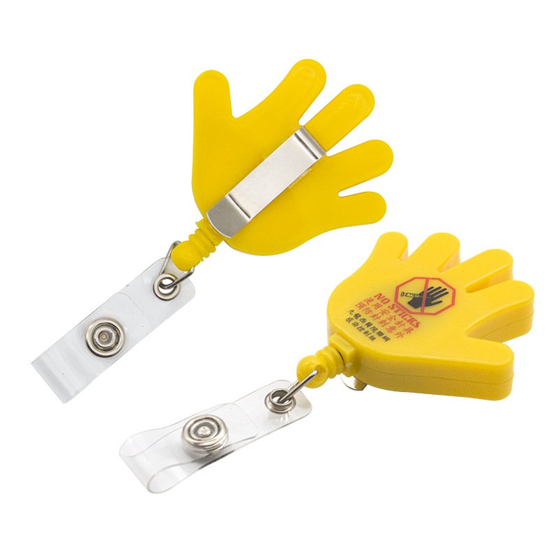 Wholesale Custom Heart Shaped Retractable Badge Reel Alligator Nurse ID Name Tag Card Holder Pull String Yoyo
