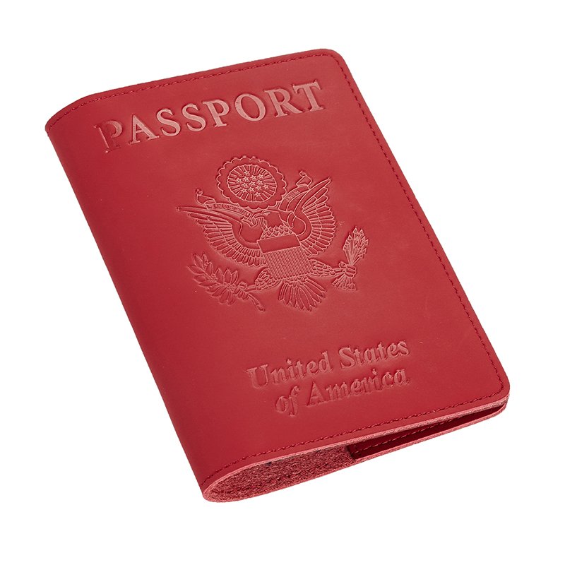Custom Logo Travel Wallet Card Holder Cublimation Personalized Rfid Blocking Passport Cover PU Leather