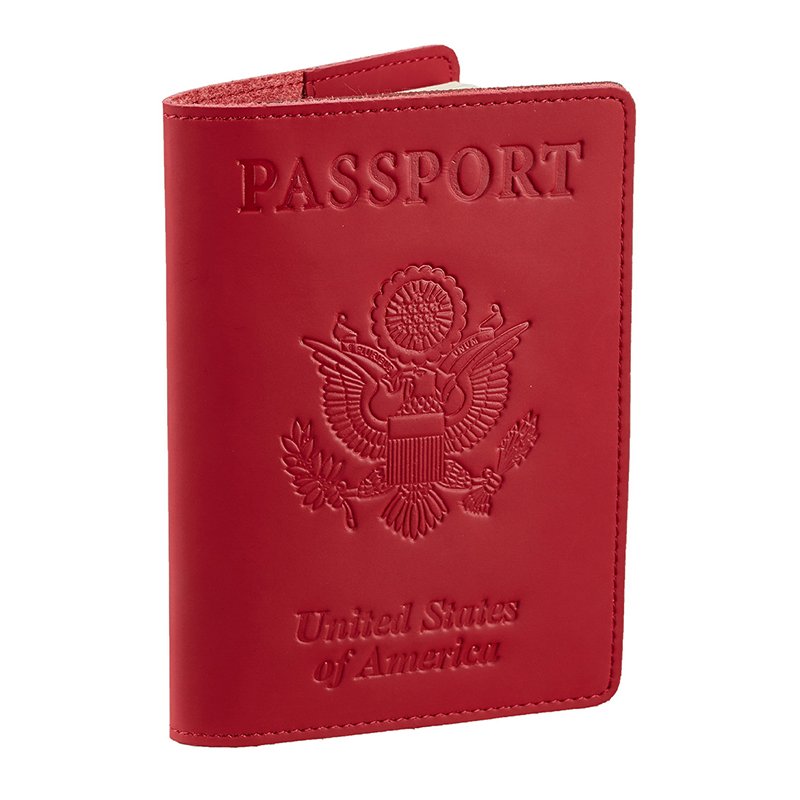 Custom Logo Travel Wallet Card Holder Cublimation Personalized Rfid Blocking Passport Cover PU Leather