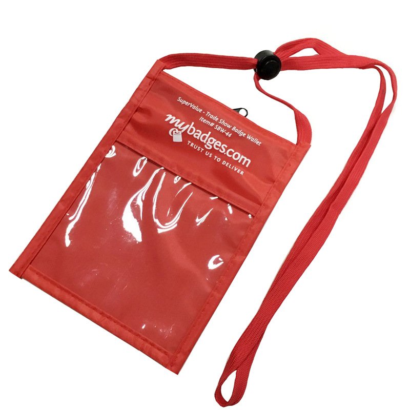 Waterproof Sport Event Neck Wallets & Travel Neck Wallet Badge Holders For Passport Neck bag