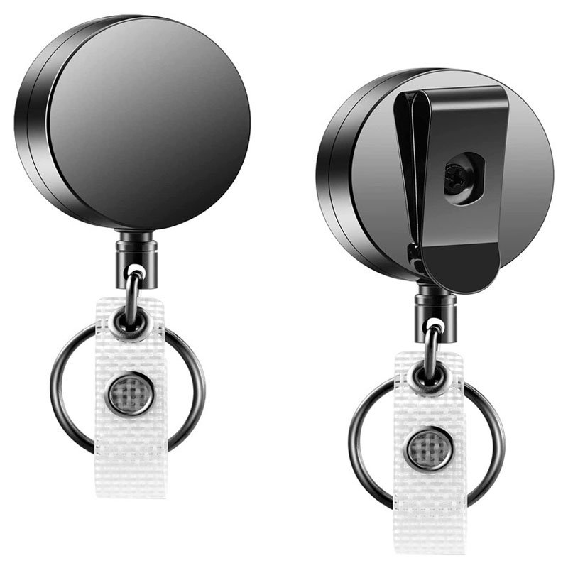 Funny Retractable Acrylic Badge Reel ID Card Badge Holders for Nurse Office ID Card Holder