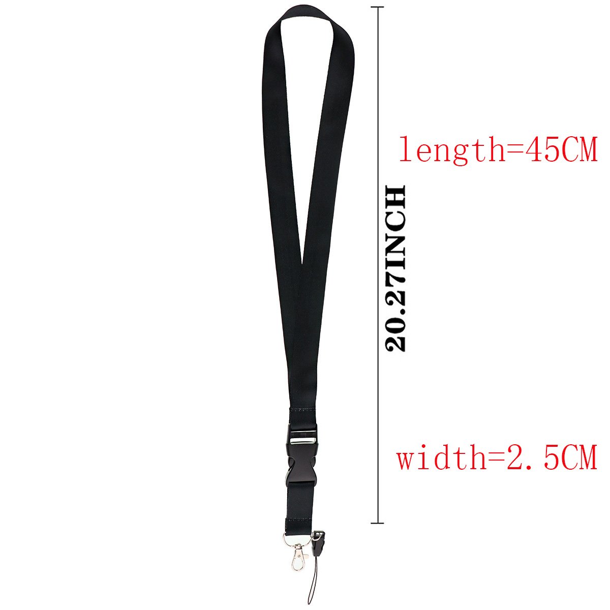 Neck Lanyards With Badge Holder Width 2.5cm Keys Strap Lanyard For Id Badges Holder Keychain Women Men Cell Phones Usb Whistles