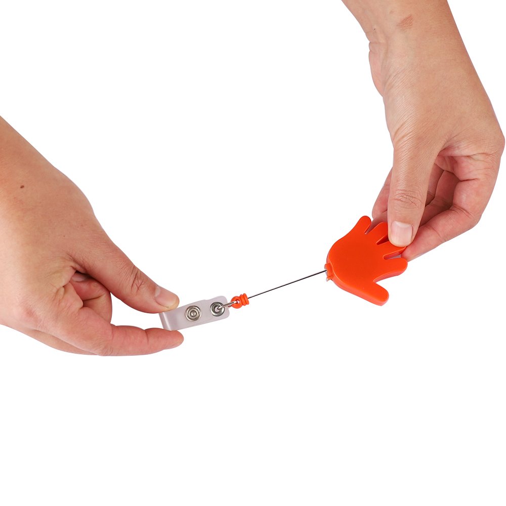 Wholesale Custom Retractable Badge Holder Handy ID Badge Reel with Belt Clip