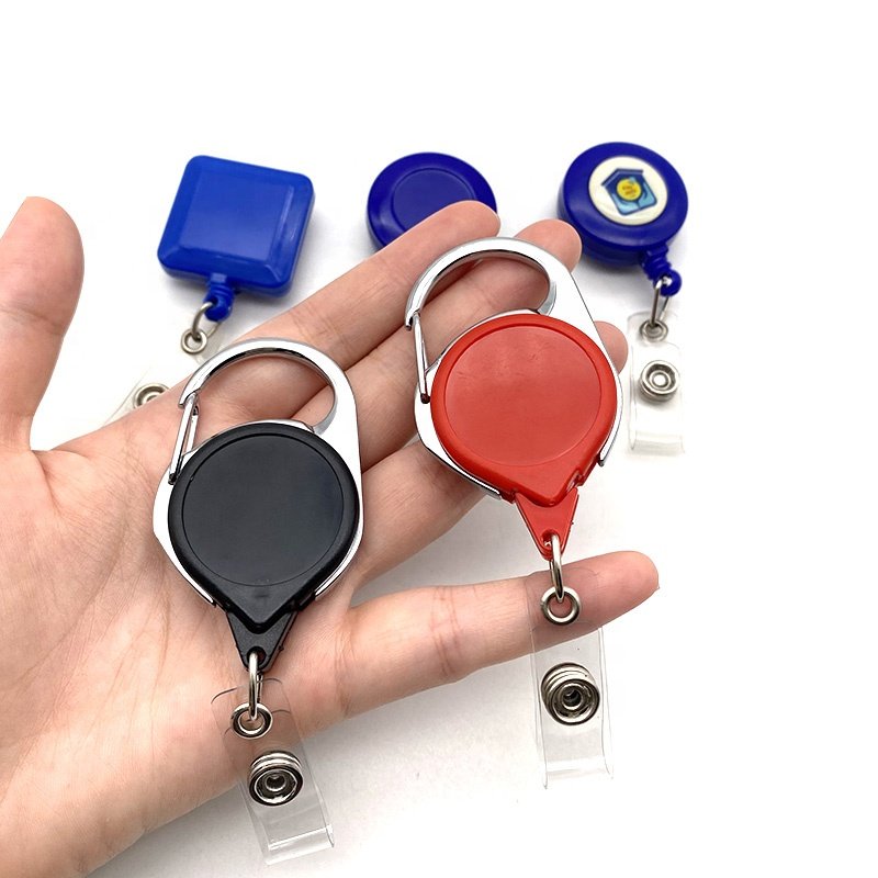YYX Name YOYO Reel Round Office School Retractable Badge Holder ID reel