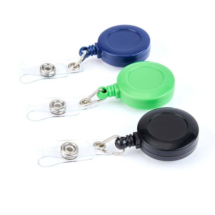 Wholesale Retractable Pull String Yoyo ID Card Holder Doctor Nurse Exhibition Office Staff Name Tags Badge Reel