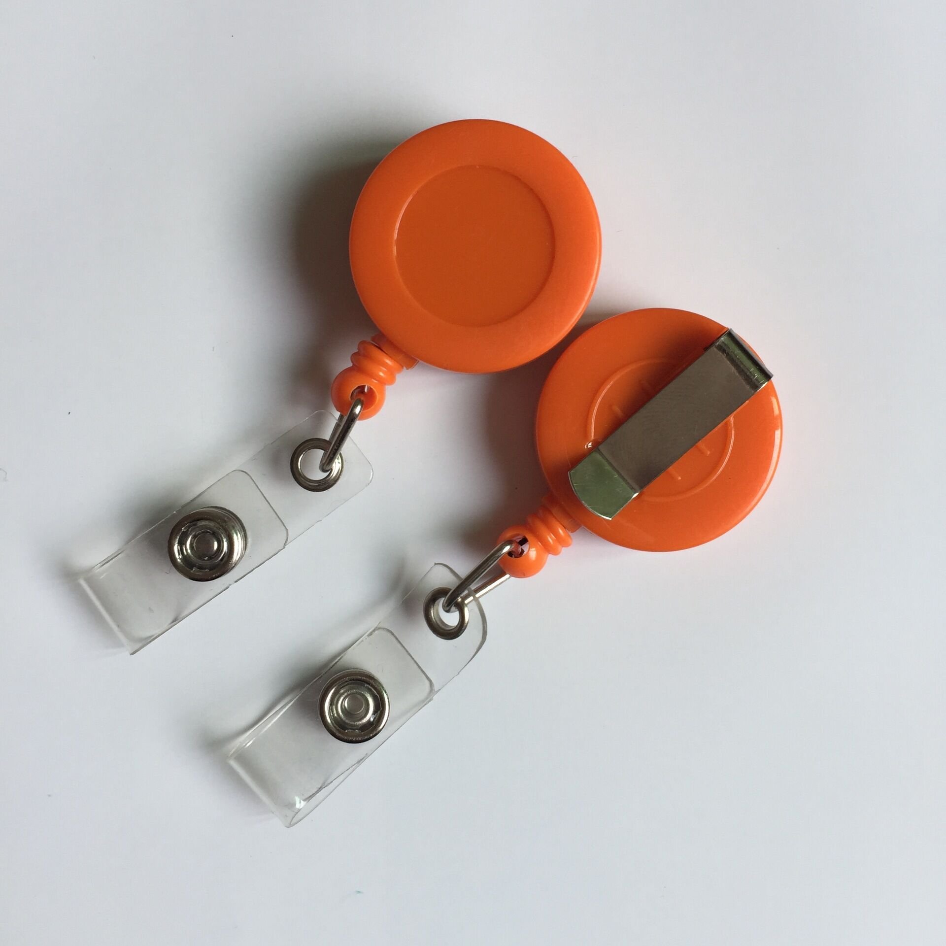 Wholesale Retractable Pull String Yoyo ID Card Holder Doctor Nurse Exhibition Office Staff Name Tags Badge Reel