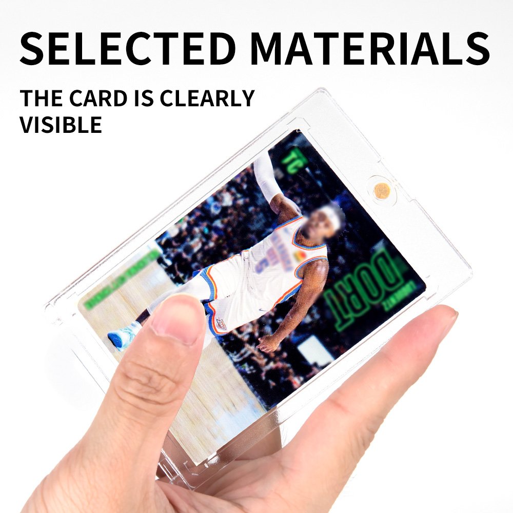 180 PT Toploaders for id card holder, Acrylic Baseball Card Sleeve for cards, Fit for MTG, Football Card, Sports Cards