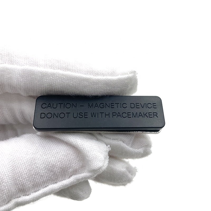 45x13mm Three Magnets Inside Magnetic Name Badge Holder for Cloth