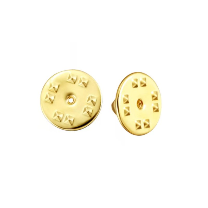 Promotion Gold Pin Backs Low Profile Deluxe Lapel Pin Backs Clasp Clutch ,Butterfly clutch pin