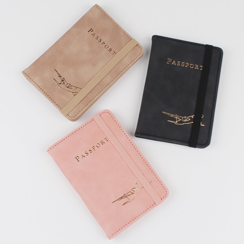 The best-selling product 2024 Luxury Passport Cover custom logo pu leather passport and card holder wallet passport holders