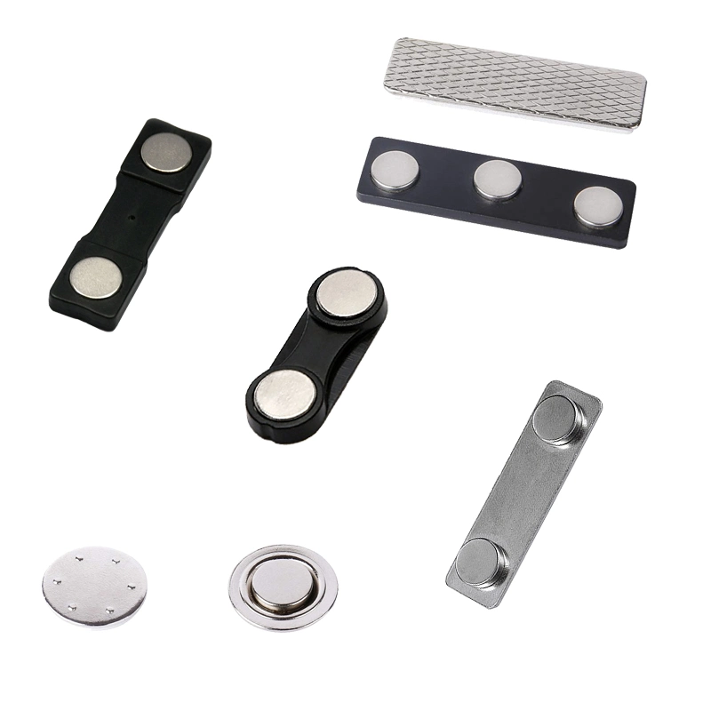 Magnetic Name Badge Holders Identification Badges with 3 Premium Neo Magnets with Adhesive on