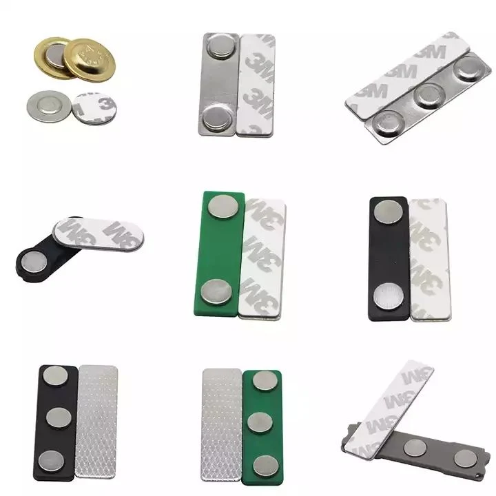 Magnetic Name Badge Holders Identification Badges with 3 Premium Neo Magnets with Adhesive on