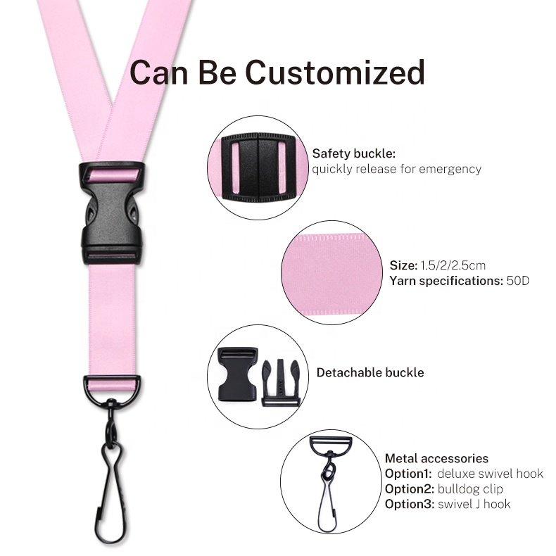 Ehua Ergonomics Custom Promotional Seamless Environment Friendly Lanyard With Full Color Sublimation Printing For Any Events