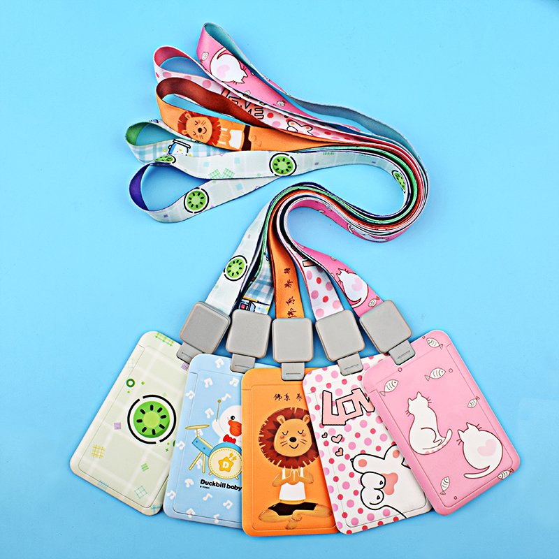 High Quality Football Team Neck Custom Polyester Pink Style Lanyards