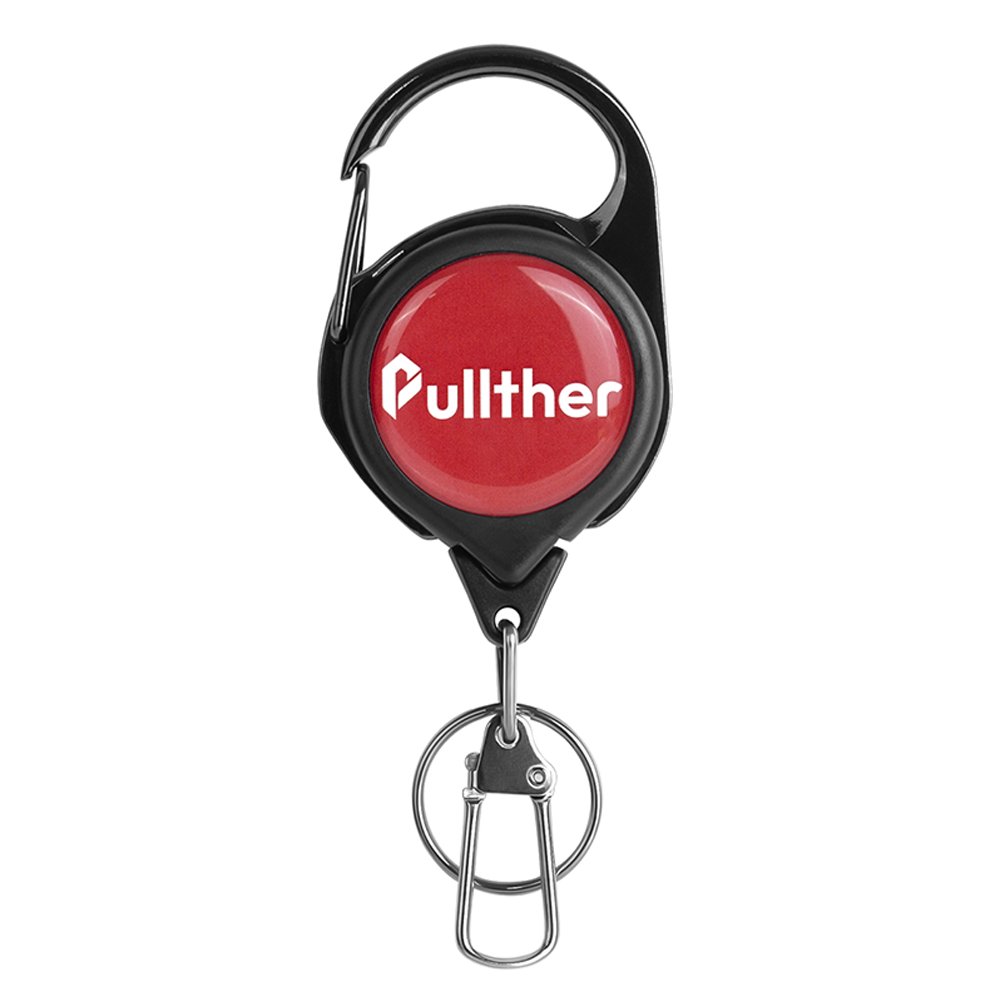 Wholesale 65cm Stretch length DIY Retractable Keychain Badge Holder Pull Reel ID Badge Reel Reel Custom Logo