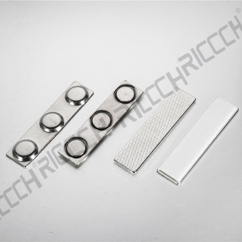 Magnetic Name Badge Holders Name Tag Magnets with Fastener Adhesive Backing
